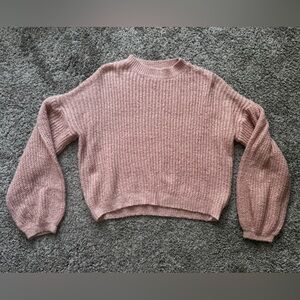 shein crew neck knit sweater